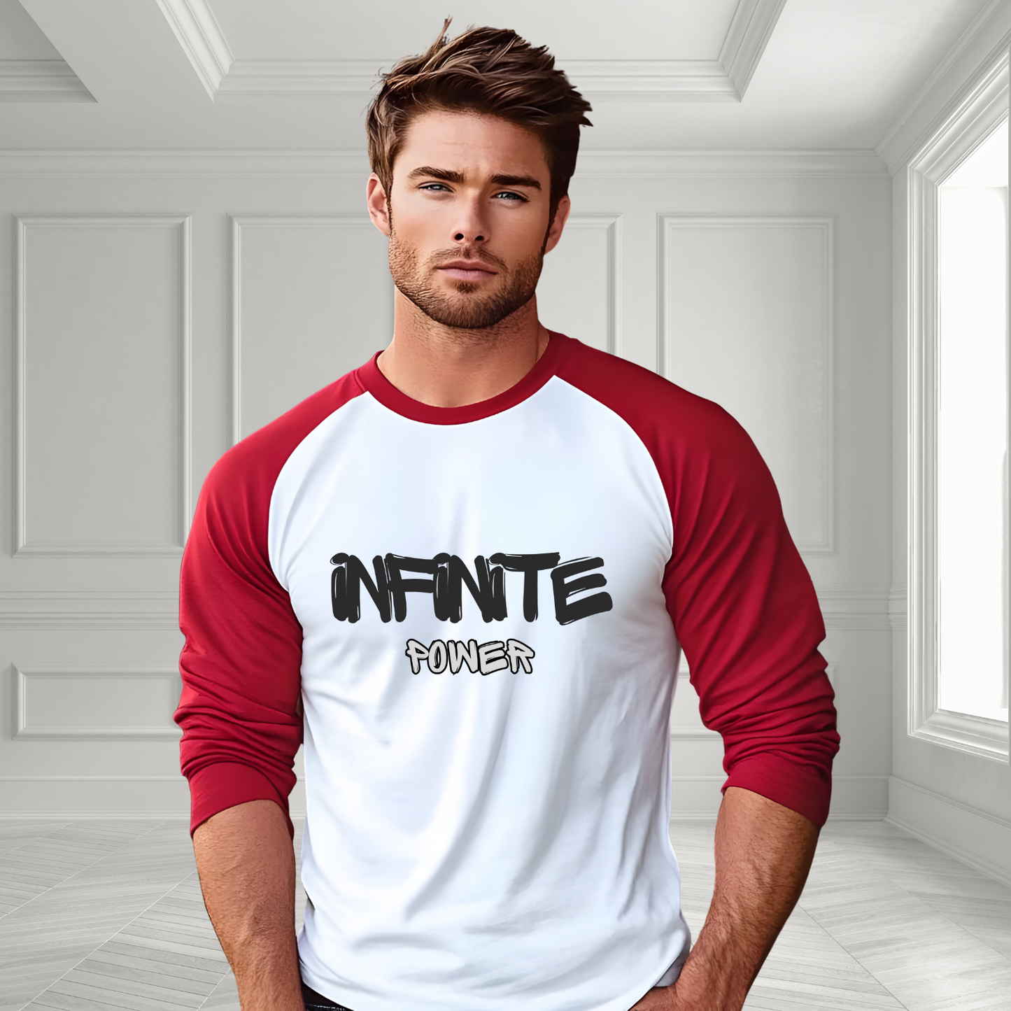 Infinite Power Baseball Tee