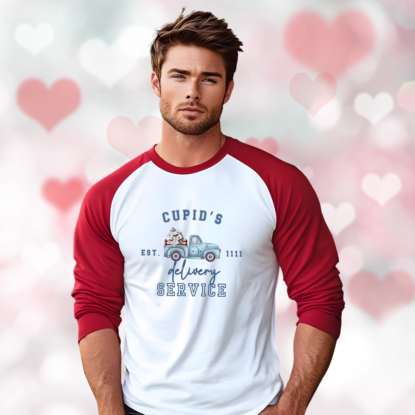 Cupid’s Delivery Service Baseball Tee