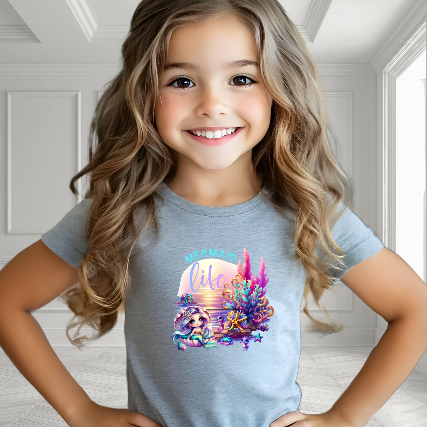 Mermaid Life Kid's T-Shirt