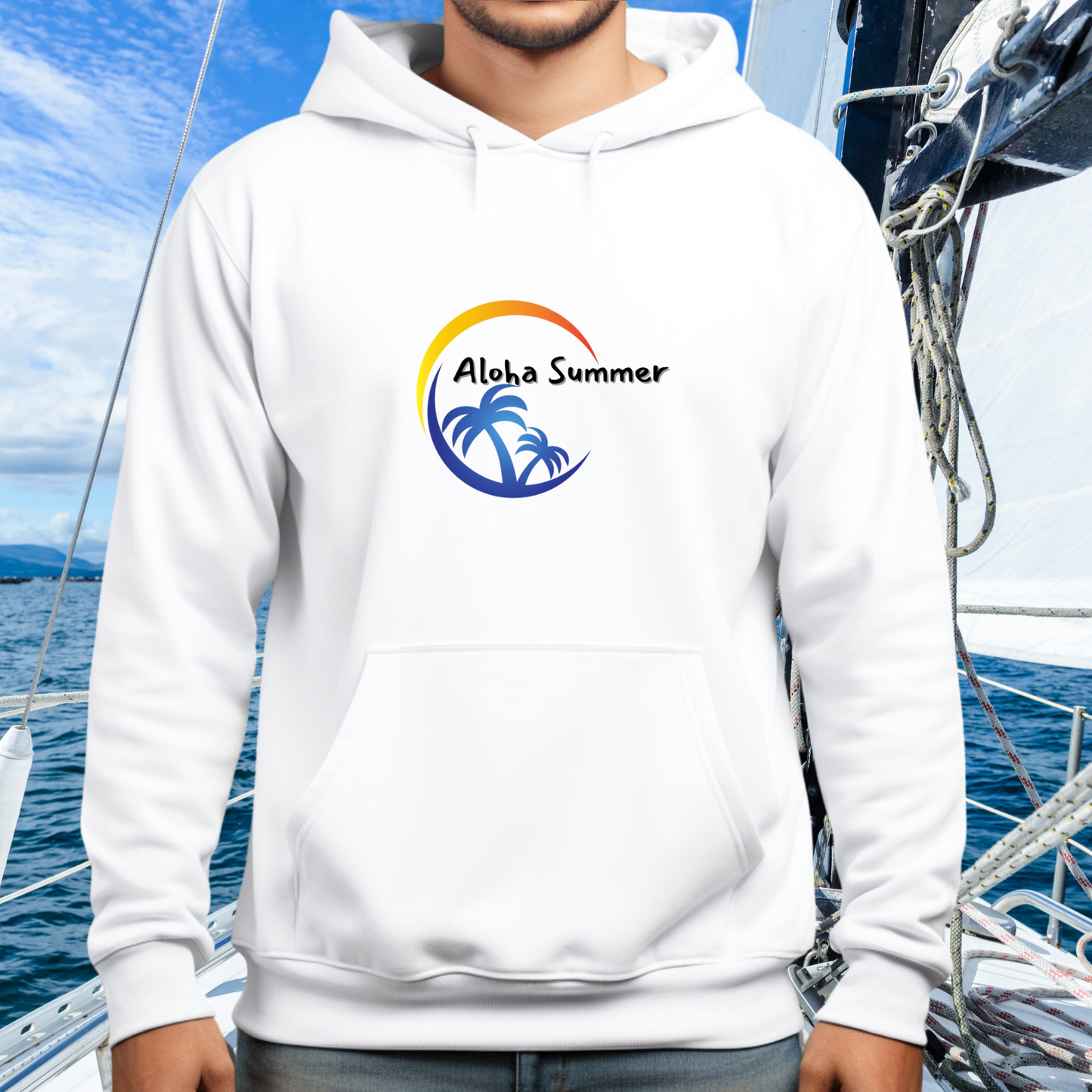 Aloha Summer Pullover Hoodie