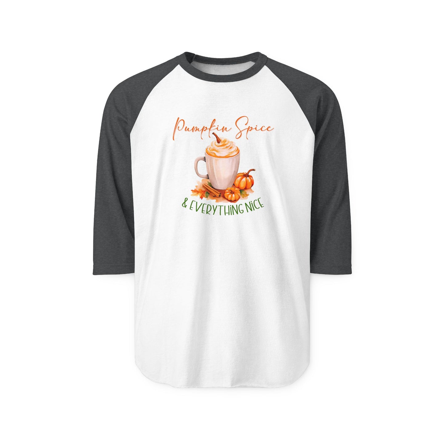Pumpkin Spice & Everything Nice Baseball Tee