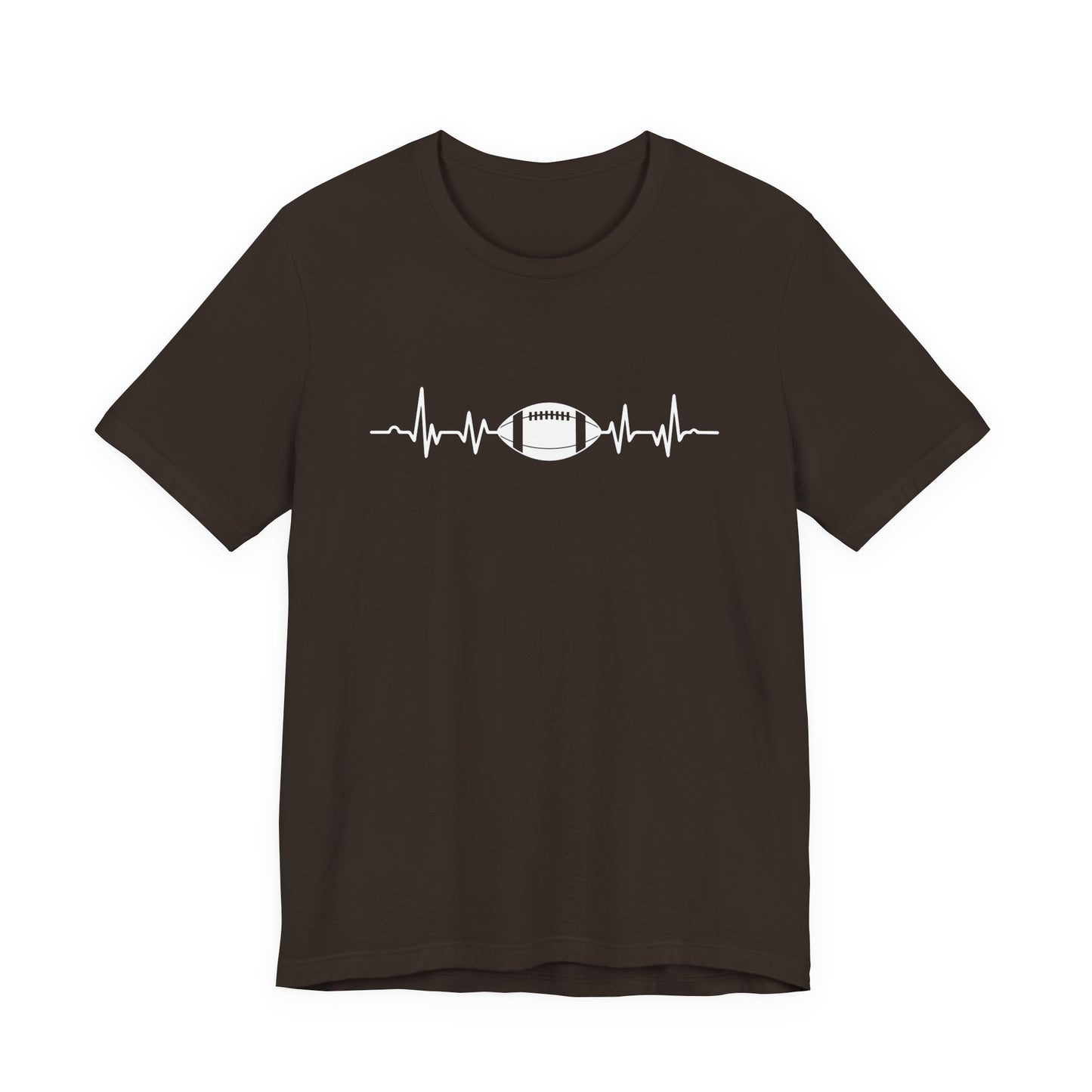 Football Heartbeat T-Shirt