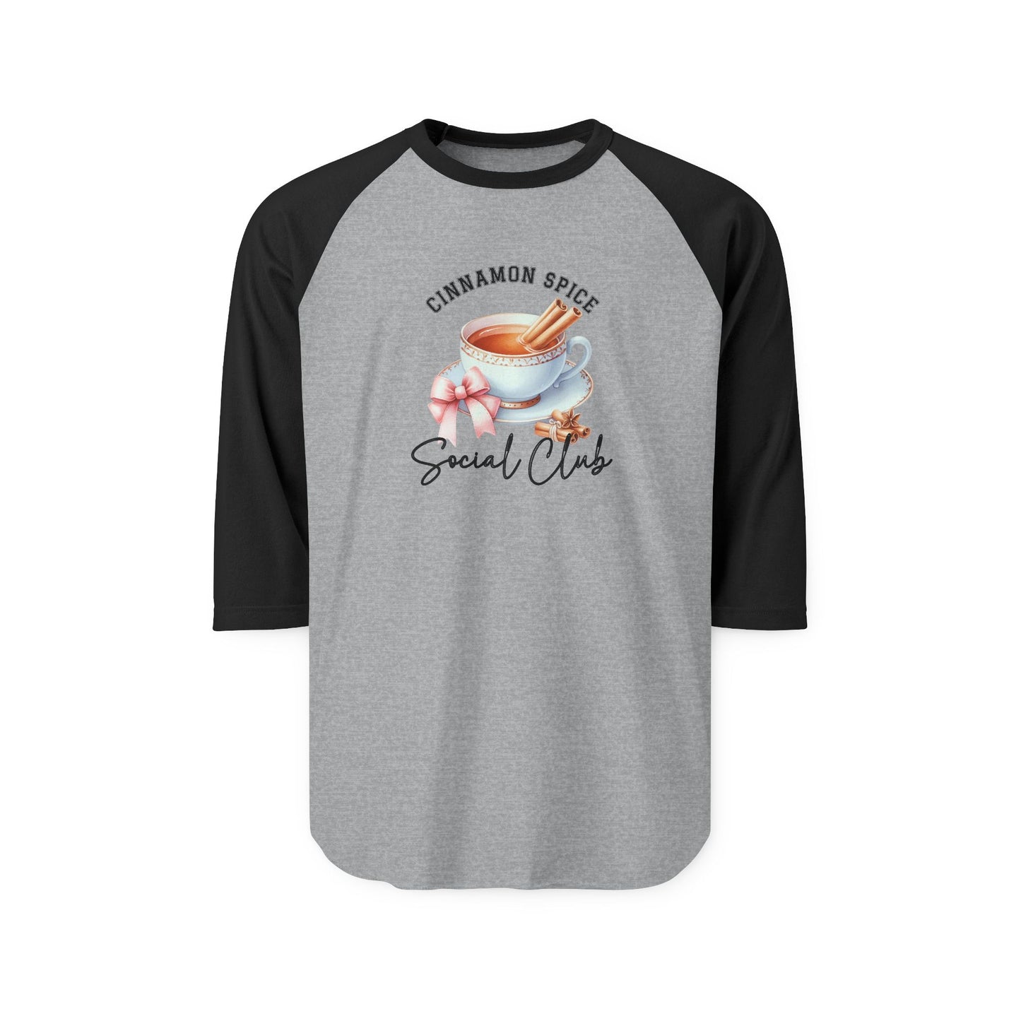 Cinnamon Spice Social Club Baseball Tee