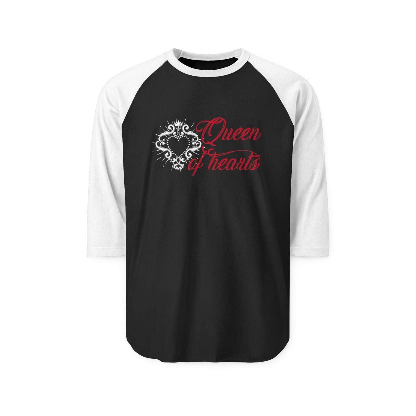 Queen Of Hearts Baseball Tee