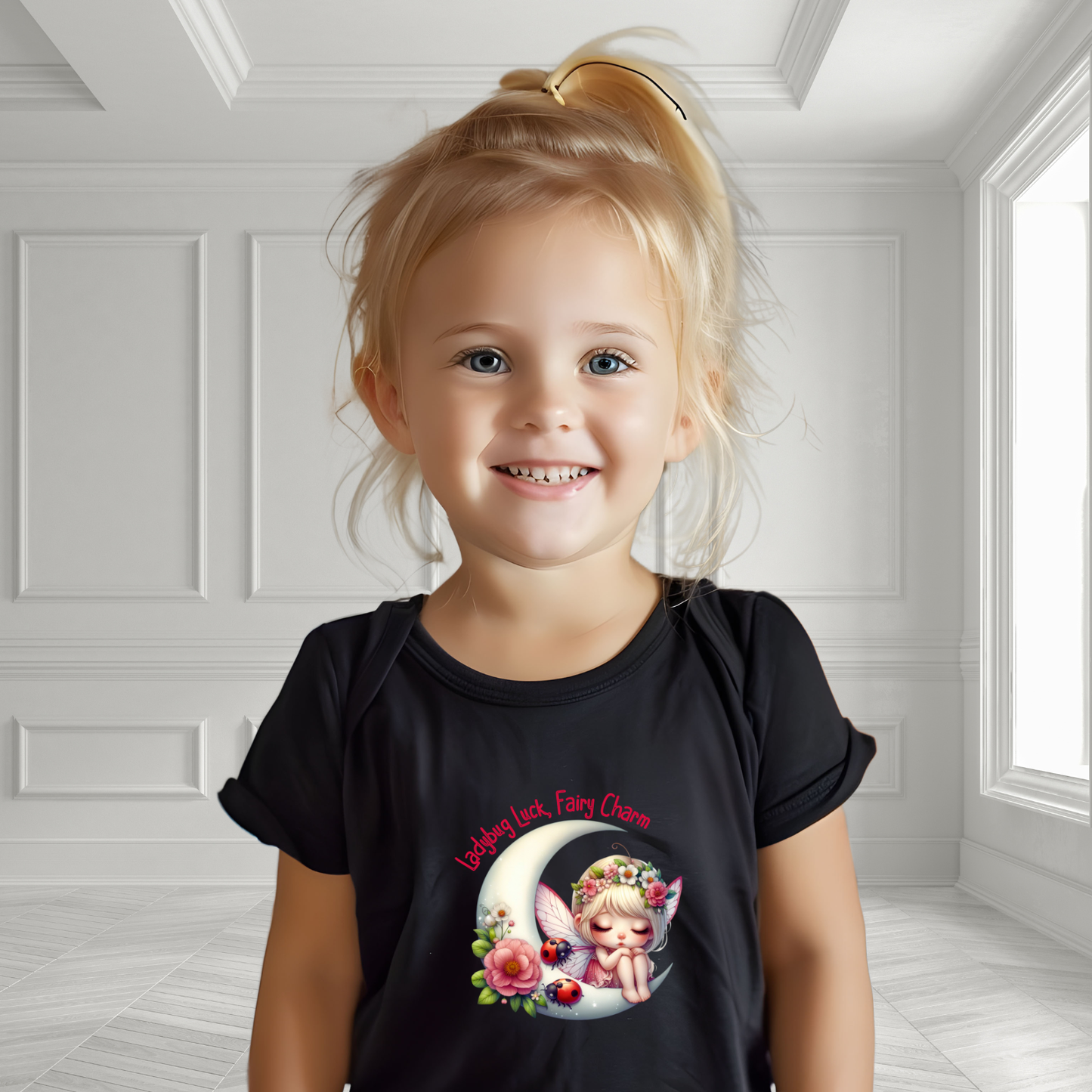 Ladybug Luck, Fairy Charm Toddler T-Shirt
