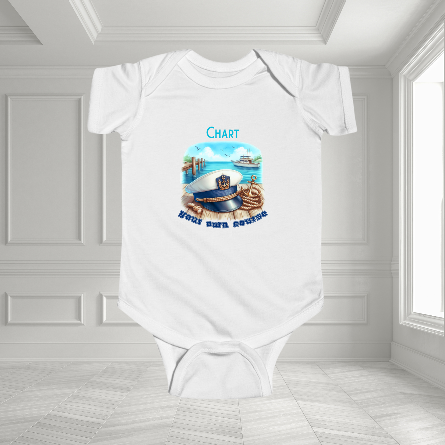 Chart Your Own Course Infant Short Sleeve Onesie