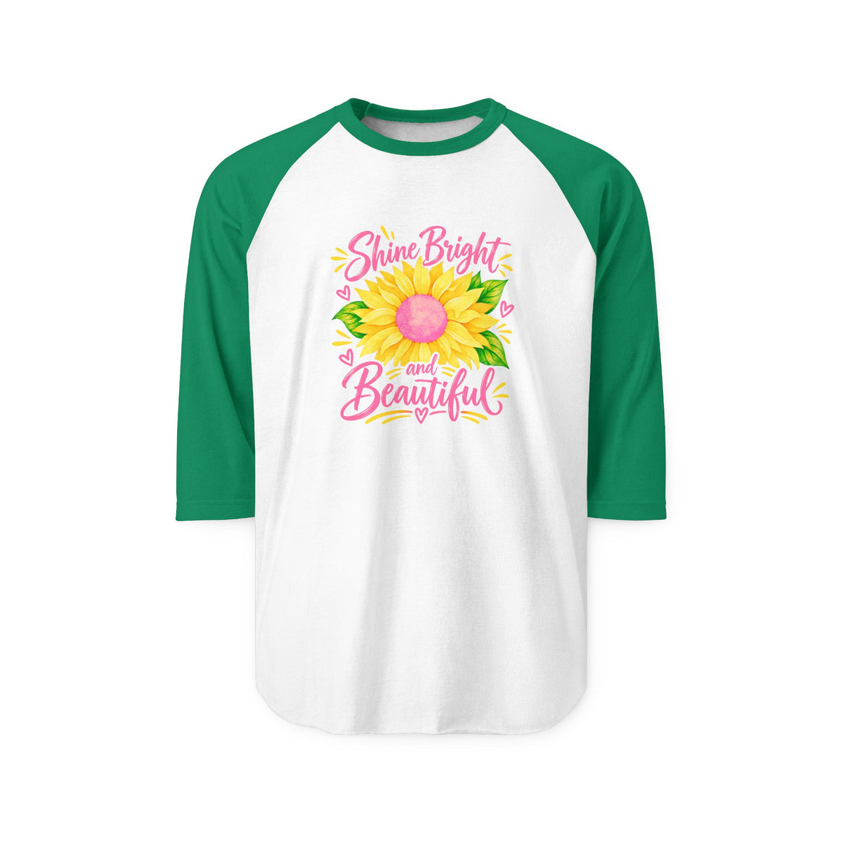 Shine Bright And Beautiful Baseball Tee