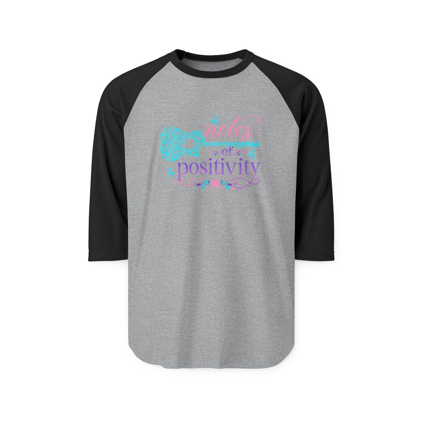 Notes Of Positivity Baseball Tee