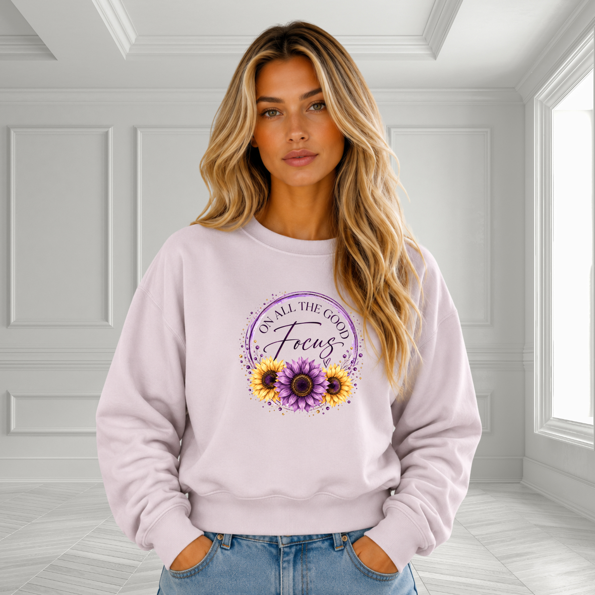 Focus on All the Good Crewneck Sweatshirt