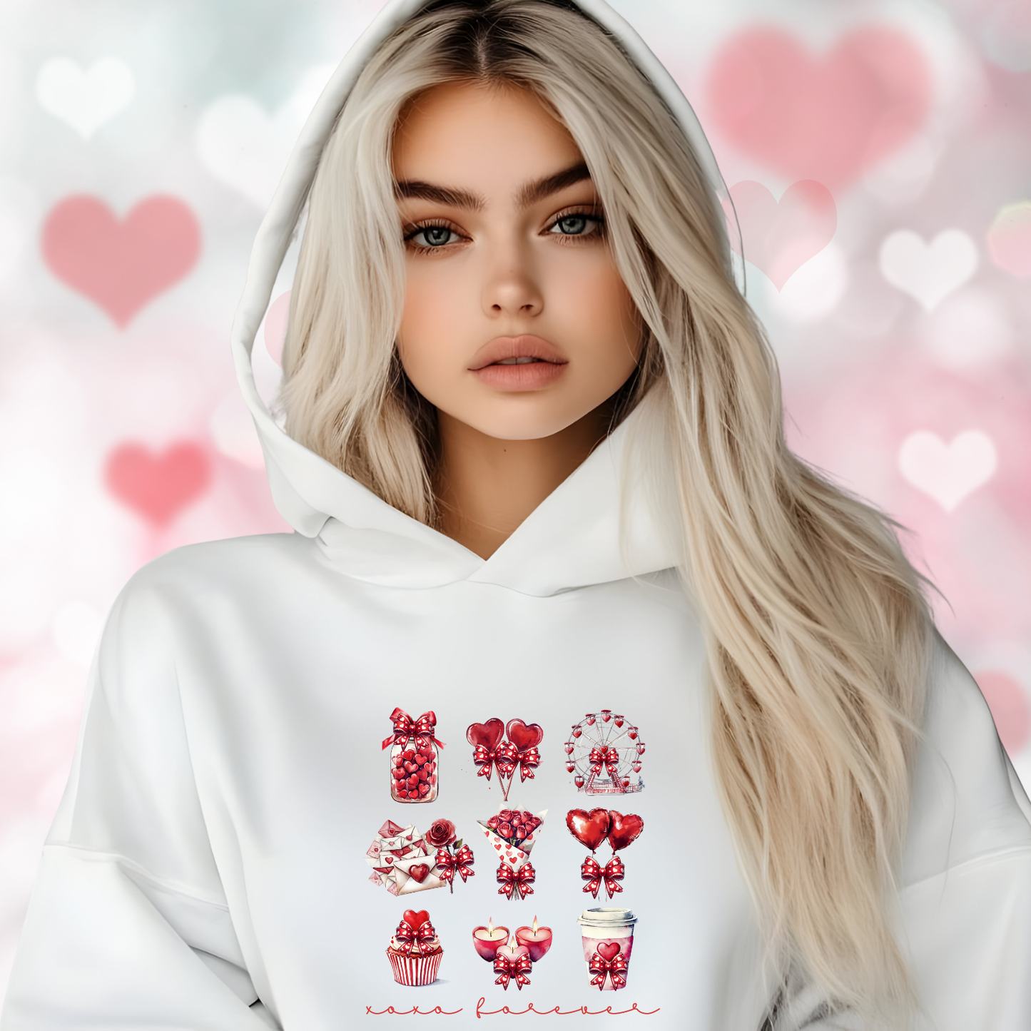 XO Forever Crop Hoodie
