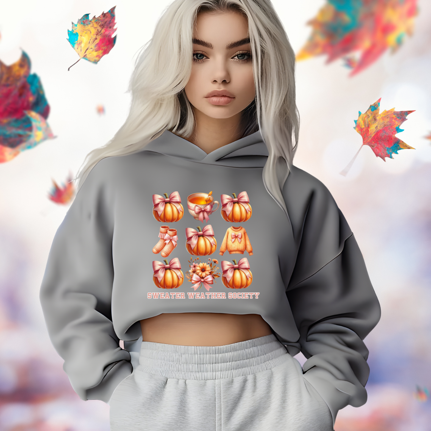 Sweater Weather Society Crop Hoodie