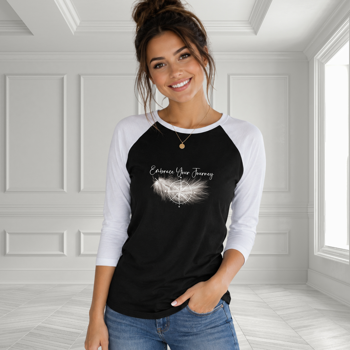 Embrace Your Journey Baseball Tee