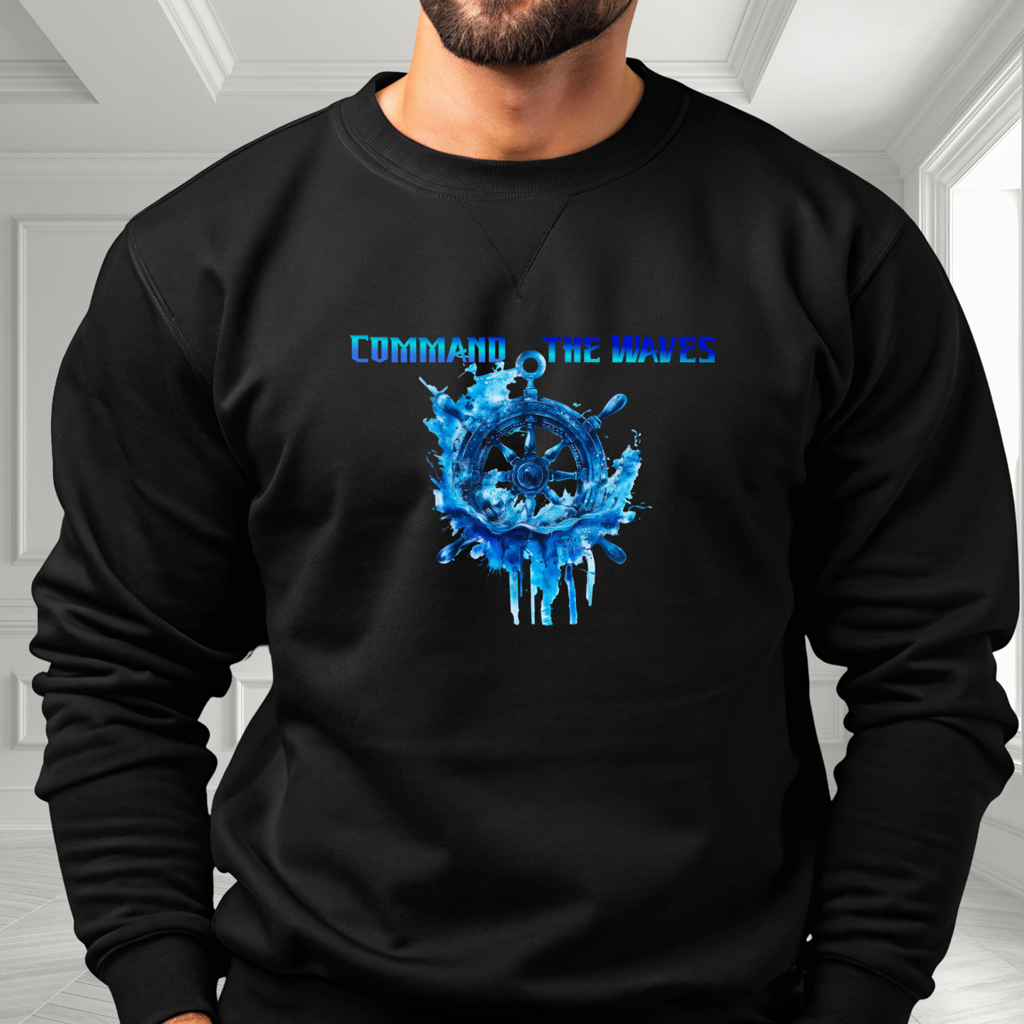 Command The Waves Crewneck Sweatshirt