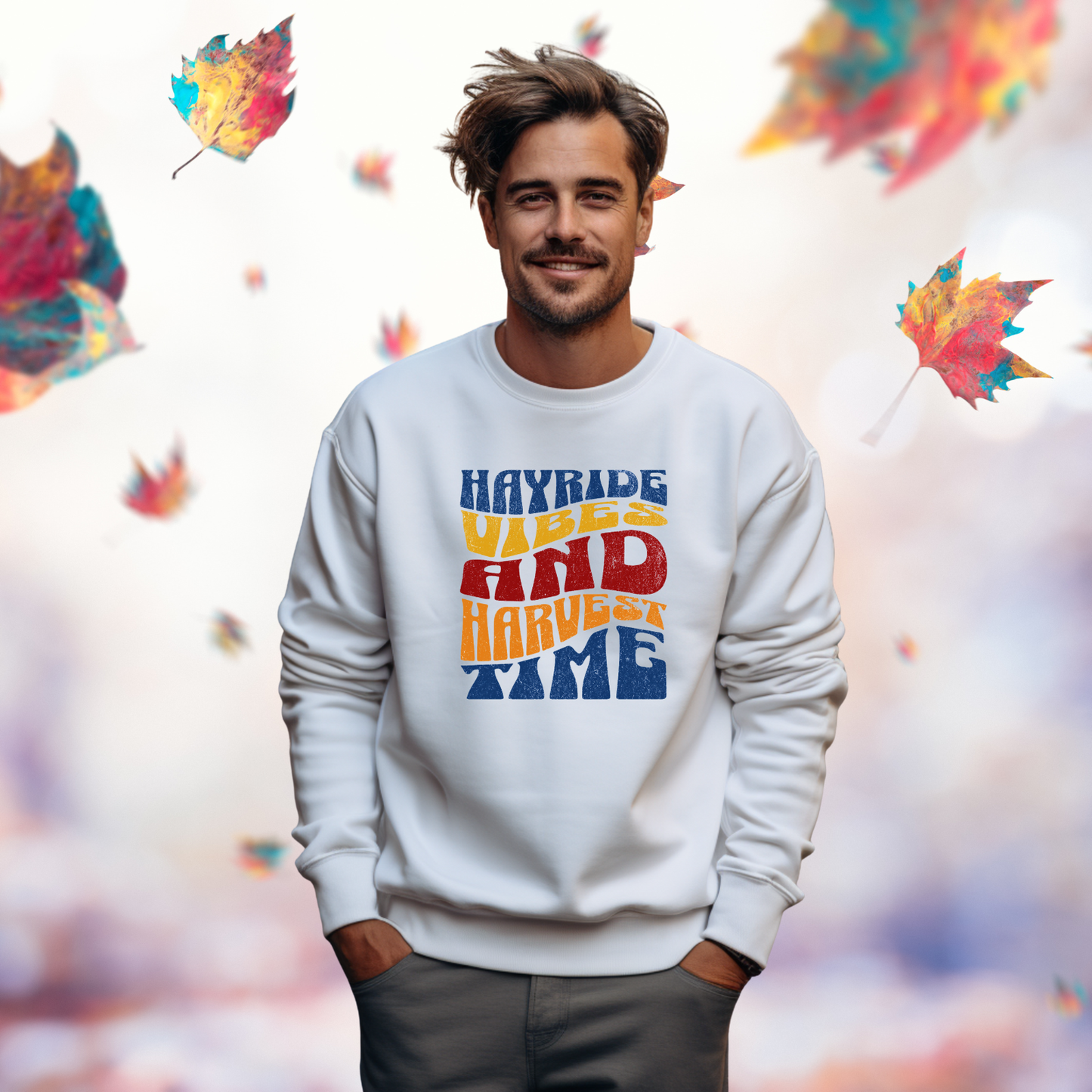 Hayride Vibes Crewneck Sweatshirt