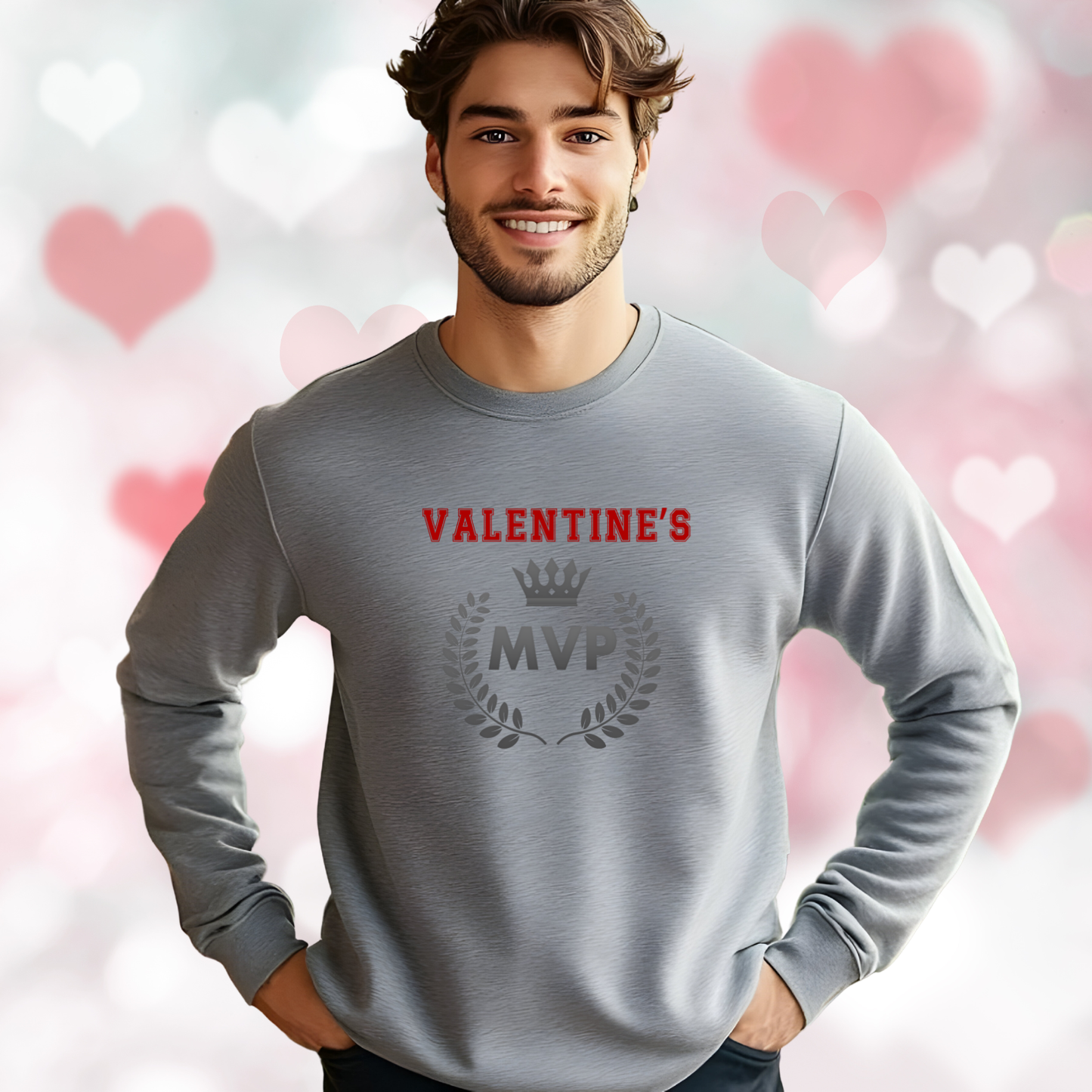 Valentine's MVP Crewneck Sweatshirt