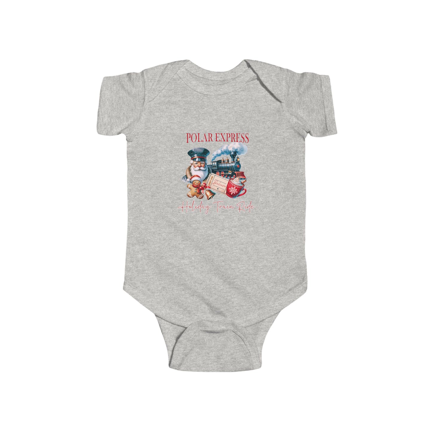 Polar Express Infant Short Sleeve Onesie