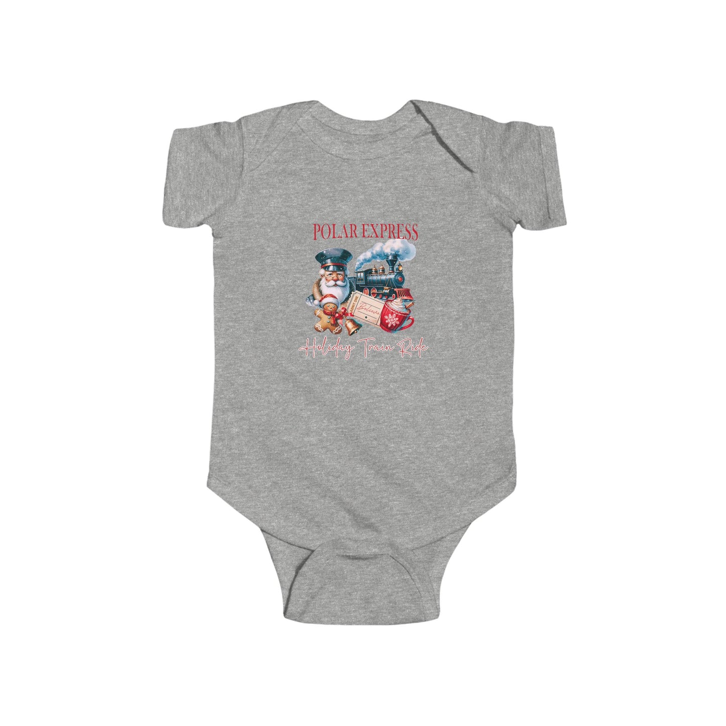 Polar Express Infant Short Sleeve Onesie