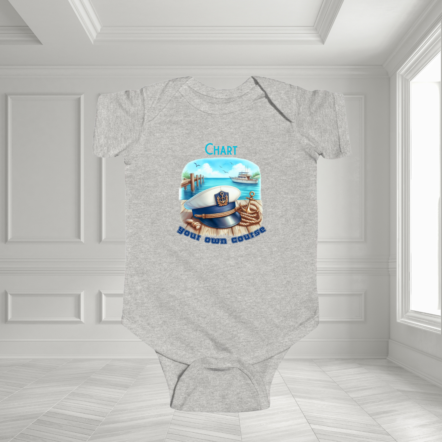 Chart Your Own Course Infant Short Sleeve Onesie