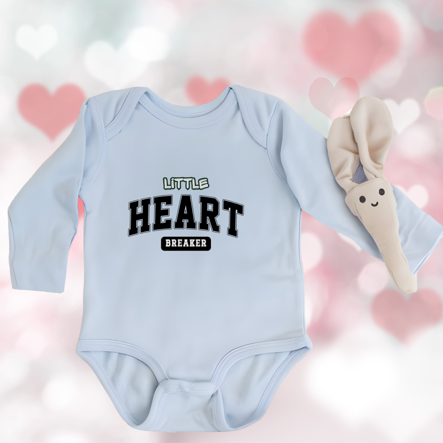 Little Heart Breaker Infant Long Sleeve Onesie