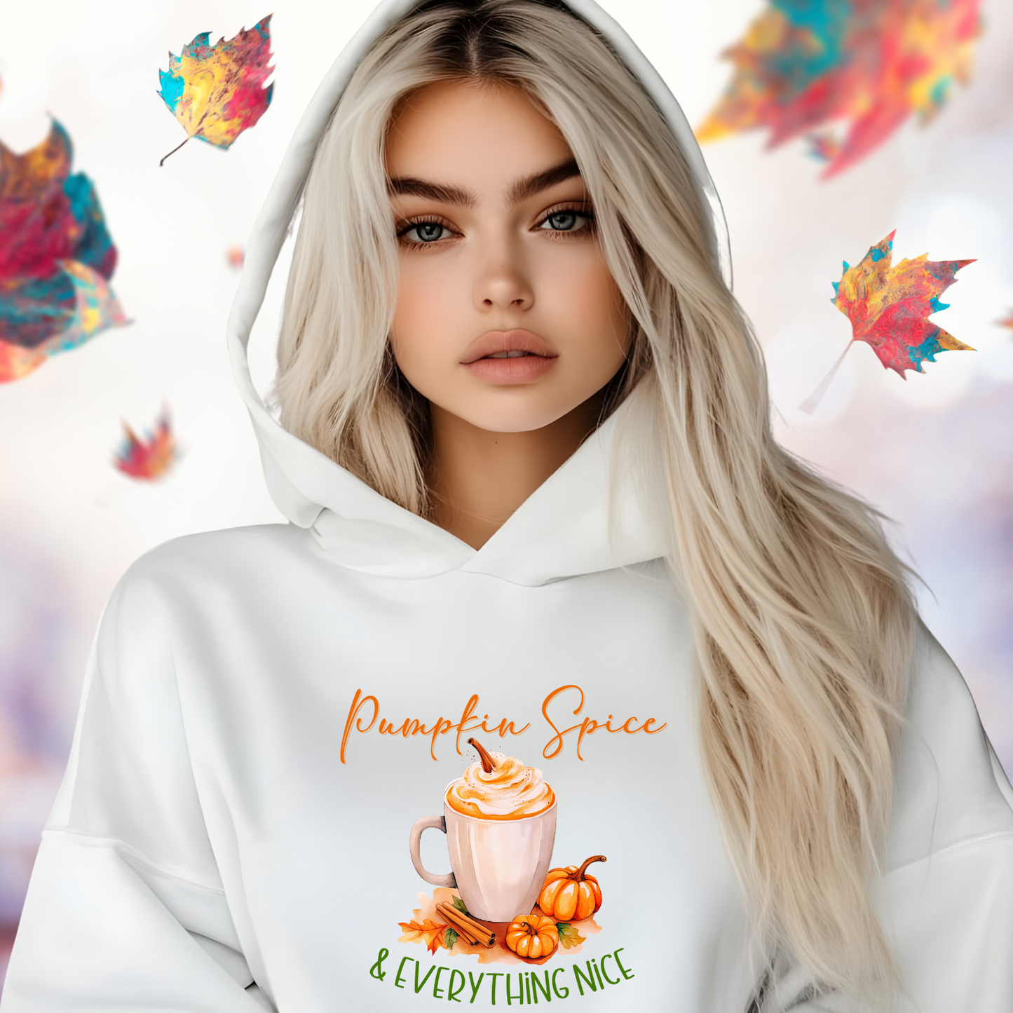 Pumpkin Spice & Everything Nice Crop Hoodie