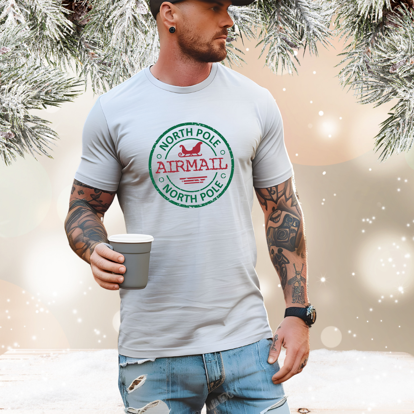 North Pole Airmail T‑Shirt