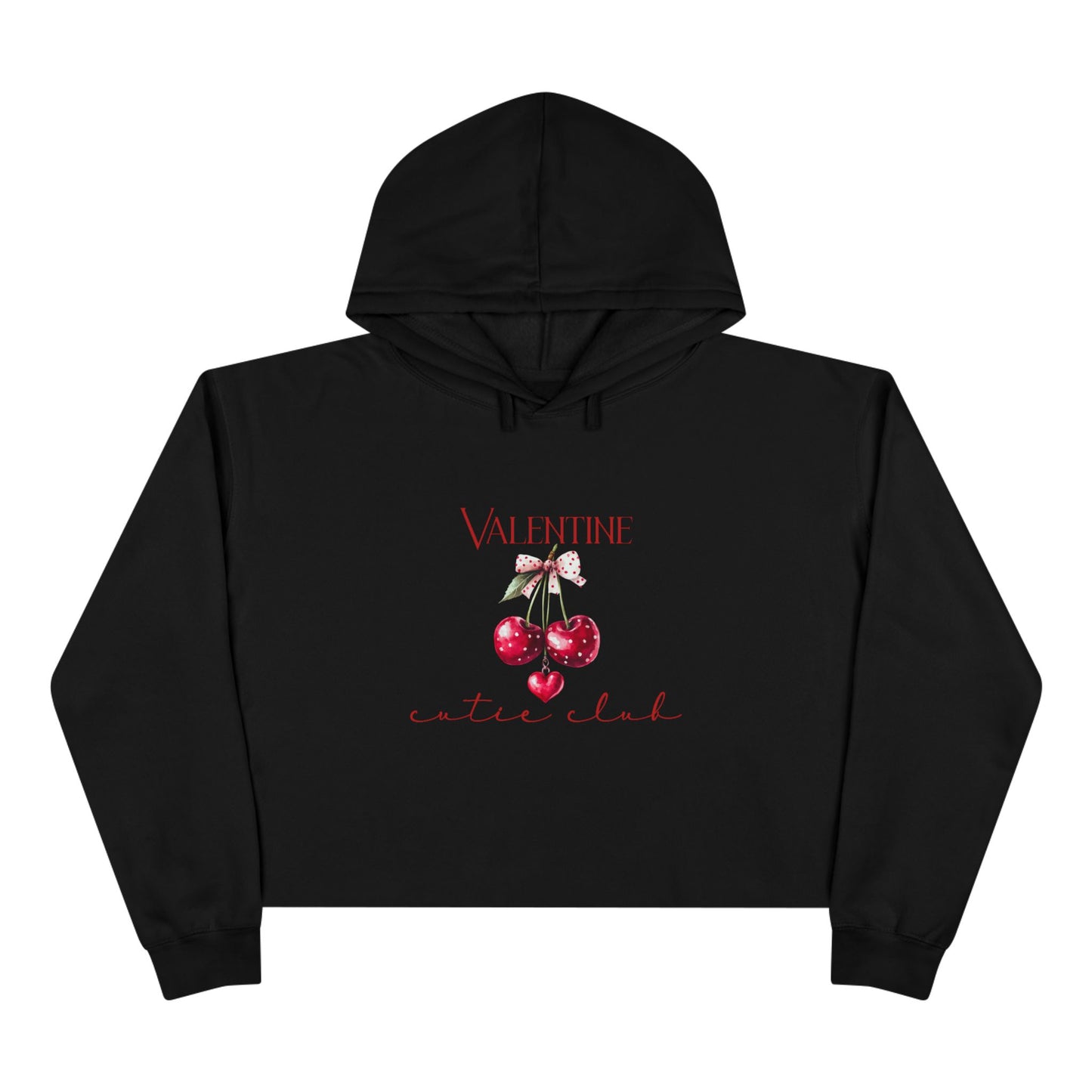 Valentine Cutie Club Crop Hoodie