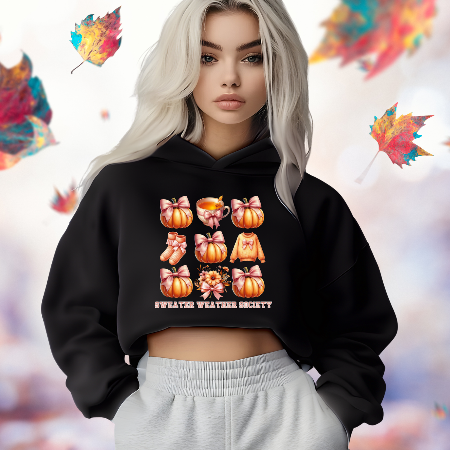 Sweater Weather Society Crop Hoodie