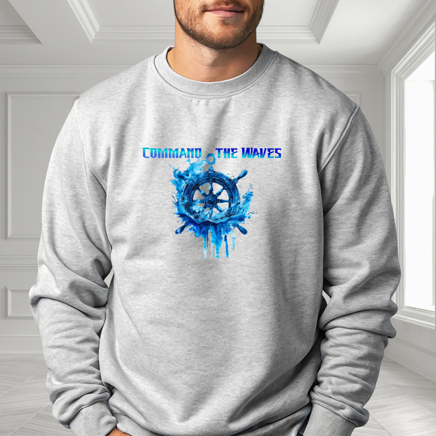 Command The Waves Crewneck Sweatshirt