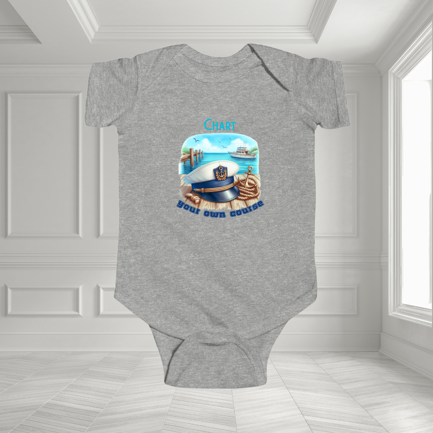 Chart Your Own Course Infant Short Sleeve Onesie