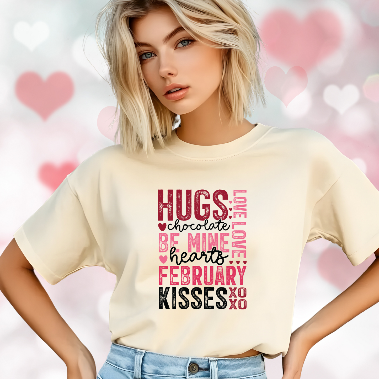 Valentine Typography T‑Shirt