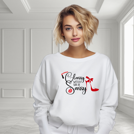 Classy With A Side Of Sassy Crewneck Sweatshirt