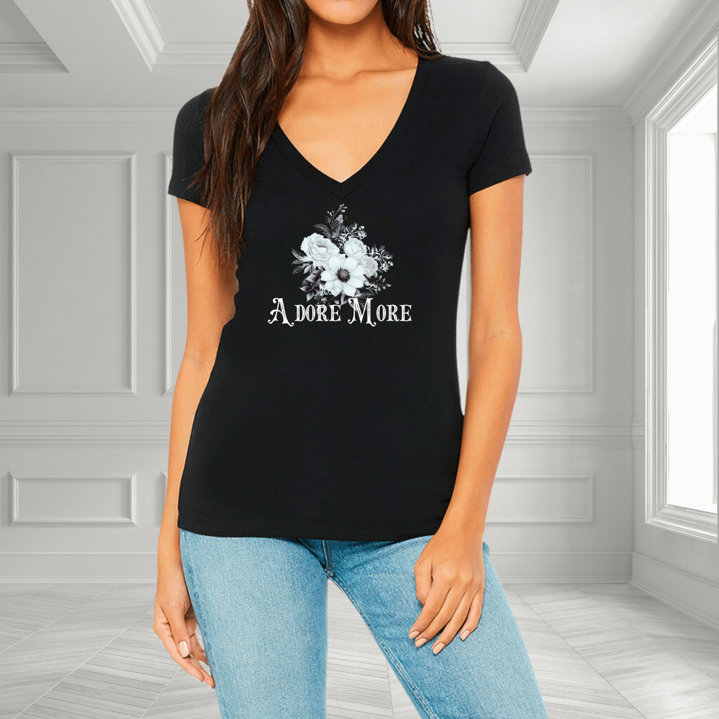 Adore More V-Neck T-Shirt