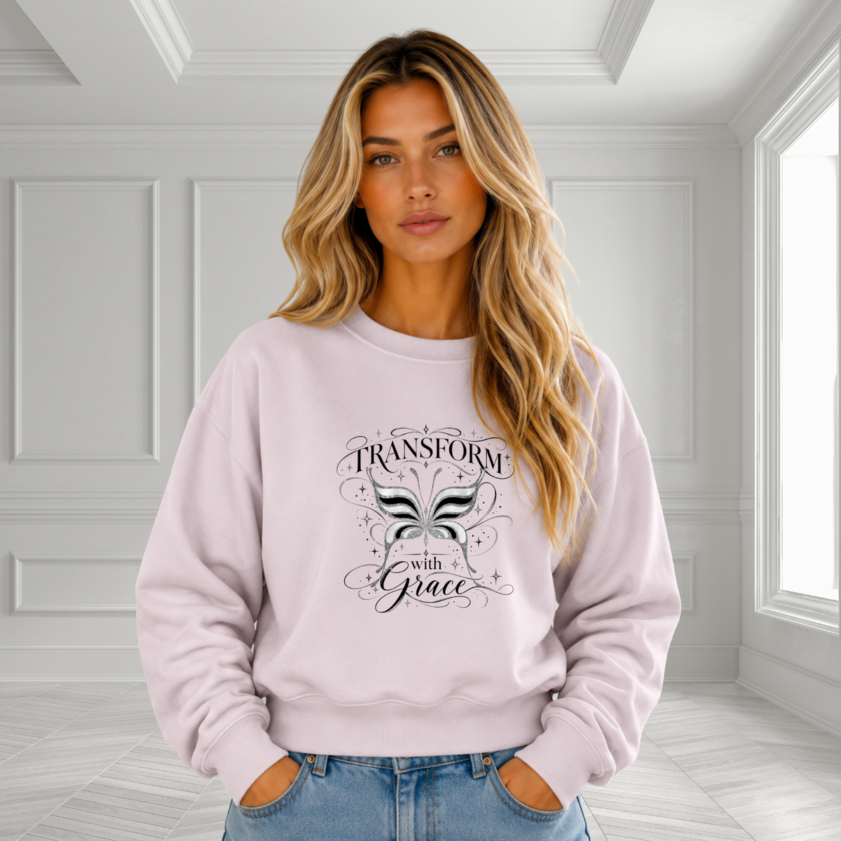Transform With Grace Crewneck Sweatshirt