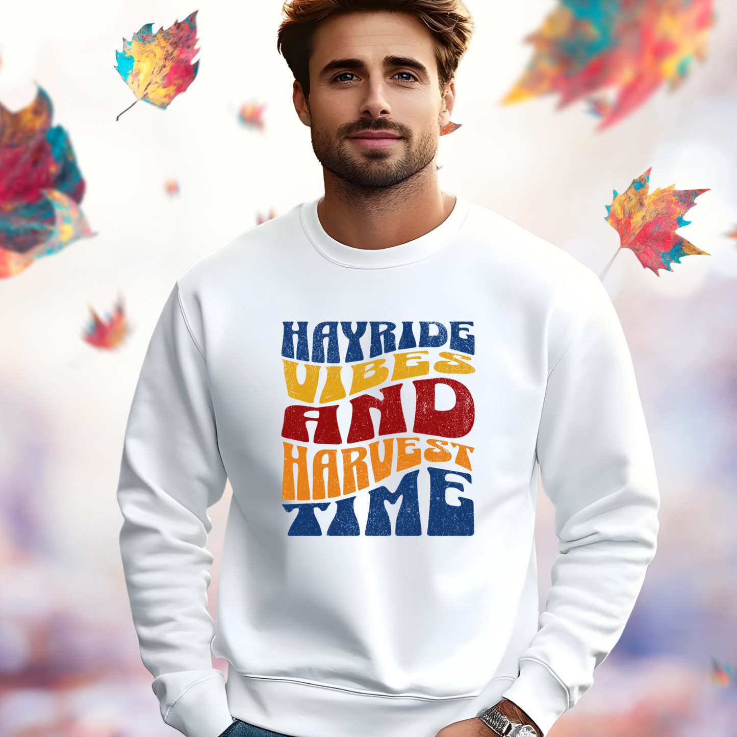 Hayride Vibes Crewneck Sweatshirt