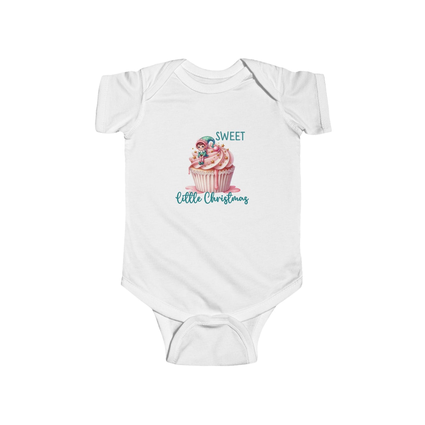 Sweet Little Christmas Infant Short Sleeve Onesie