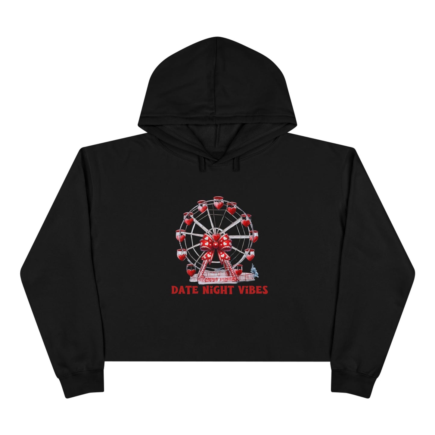 Date Night Vibes Crop Hoodie