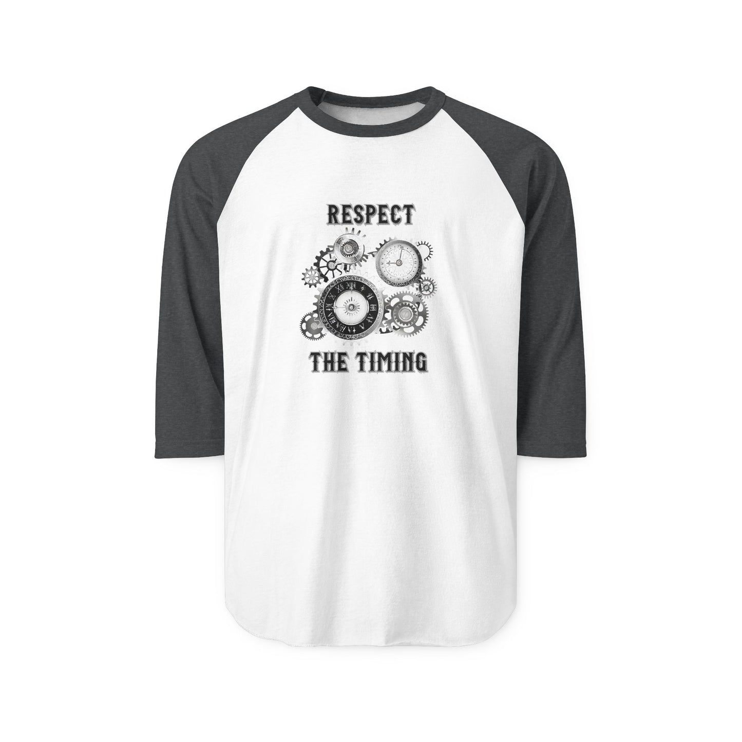 Respect The Timing Baseball Tee