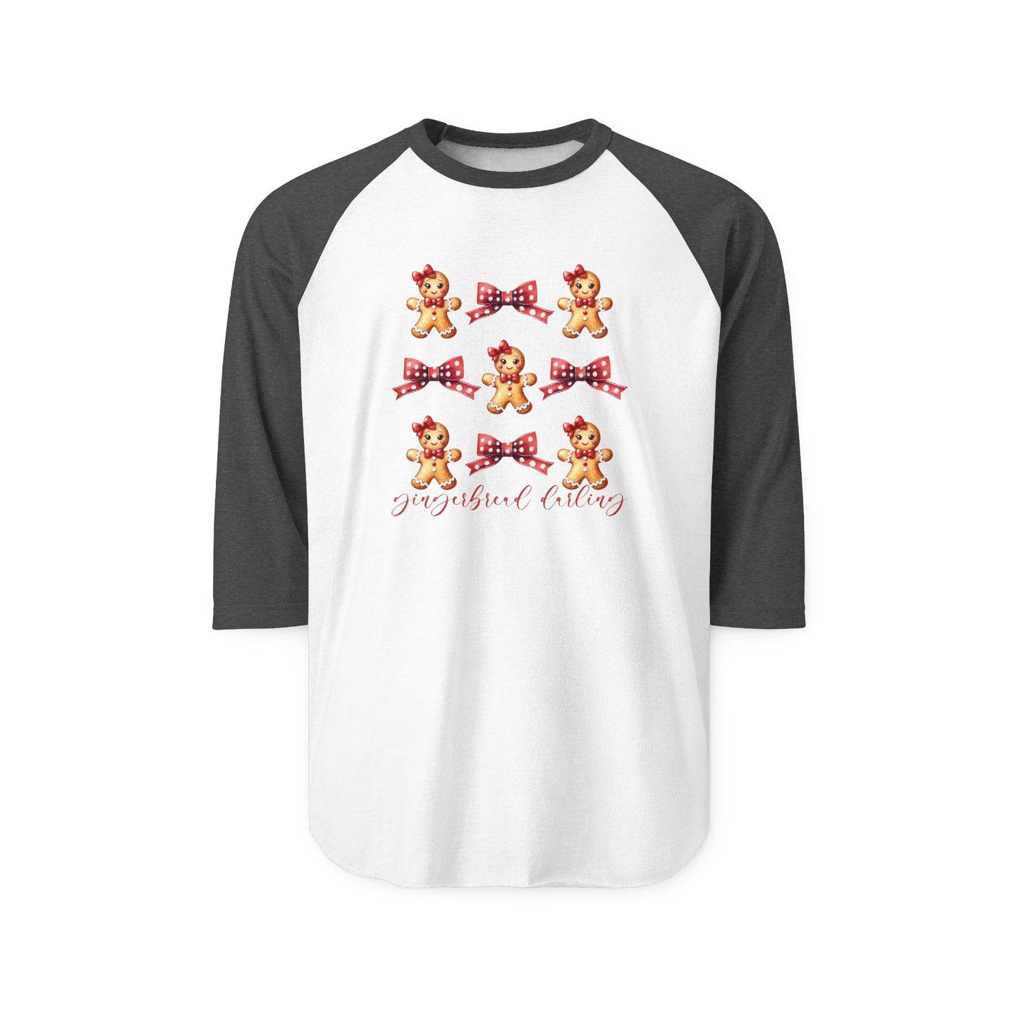 Gingerbread Darling Baseball Tee