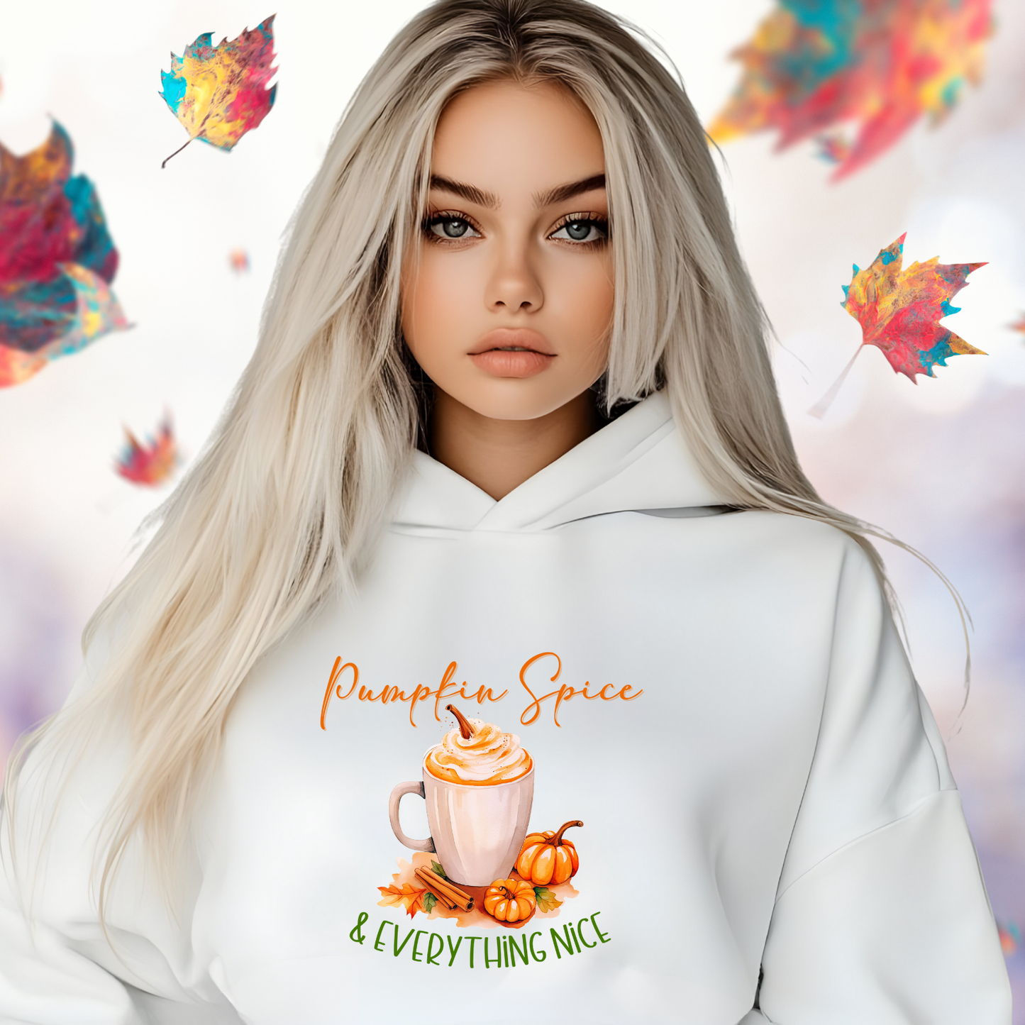 Pumpkin Spice & Everything Nice Crop Hoodie