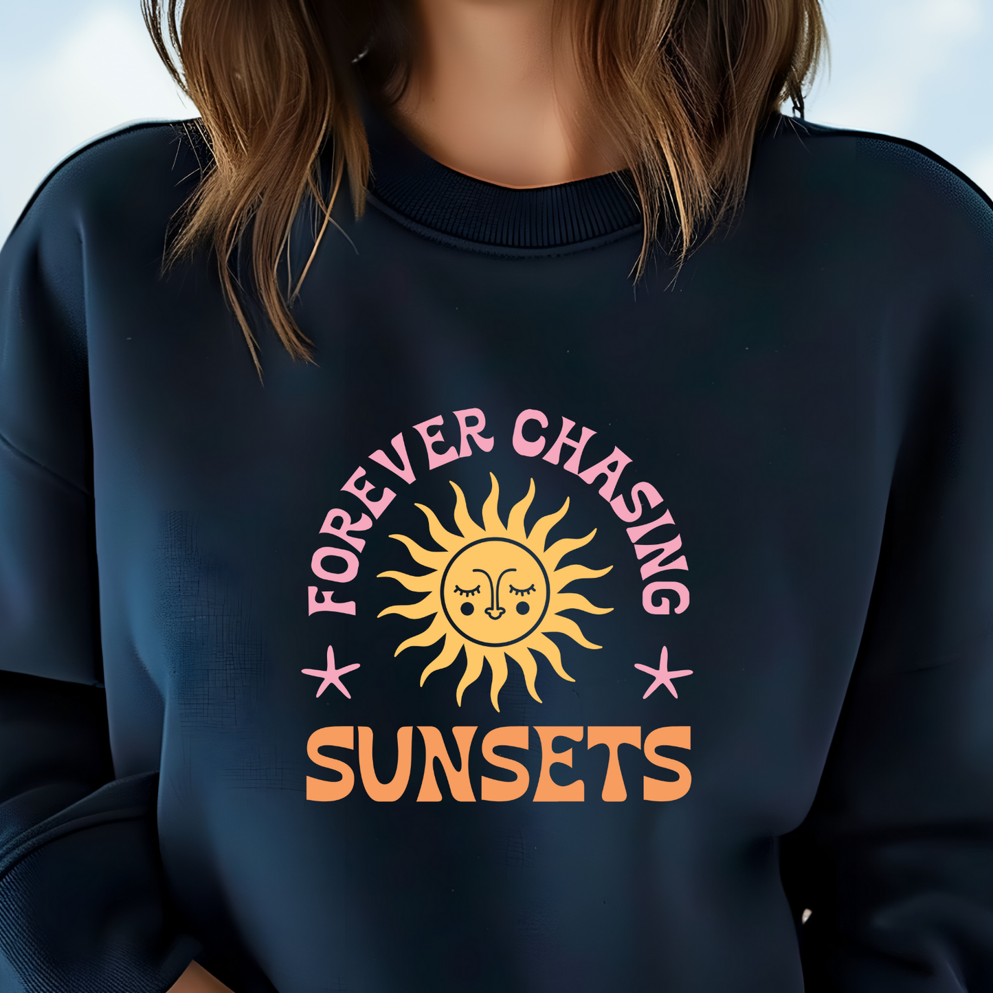 Forever Chasing Sunsets Crewneck Sweatshirt