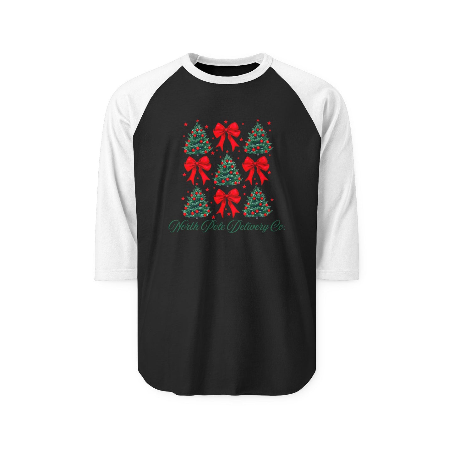 North Pole Delivery Co. Baseball Tee
