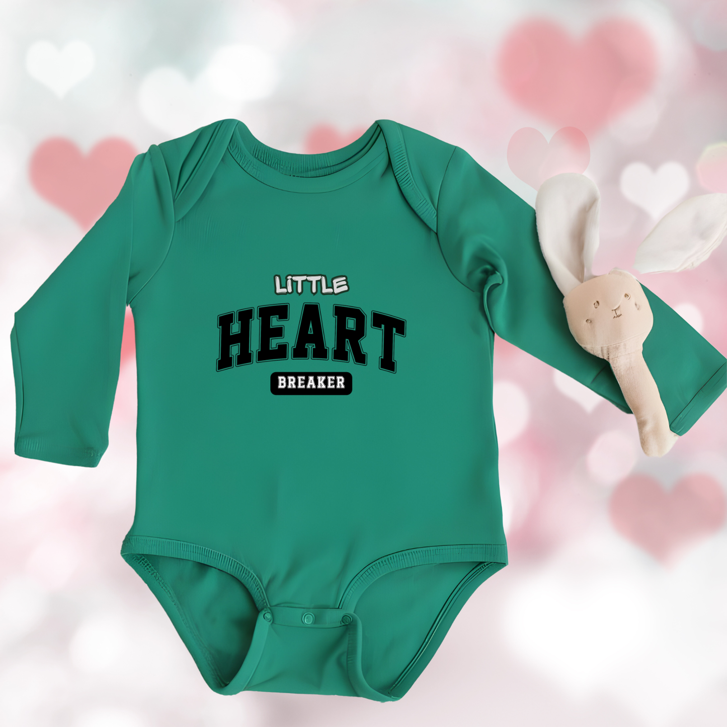 Little Heart Breaker Infant Long Sleeve Onesie