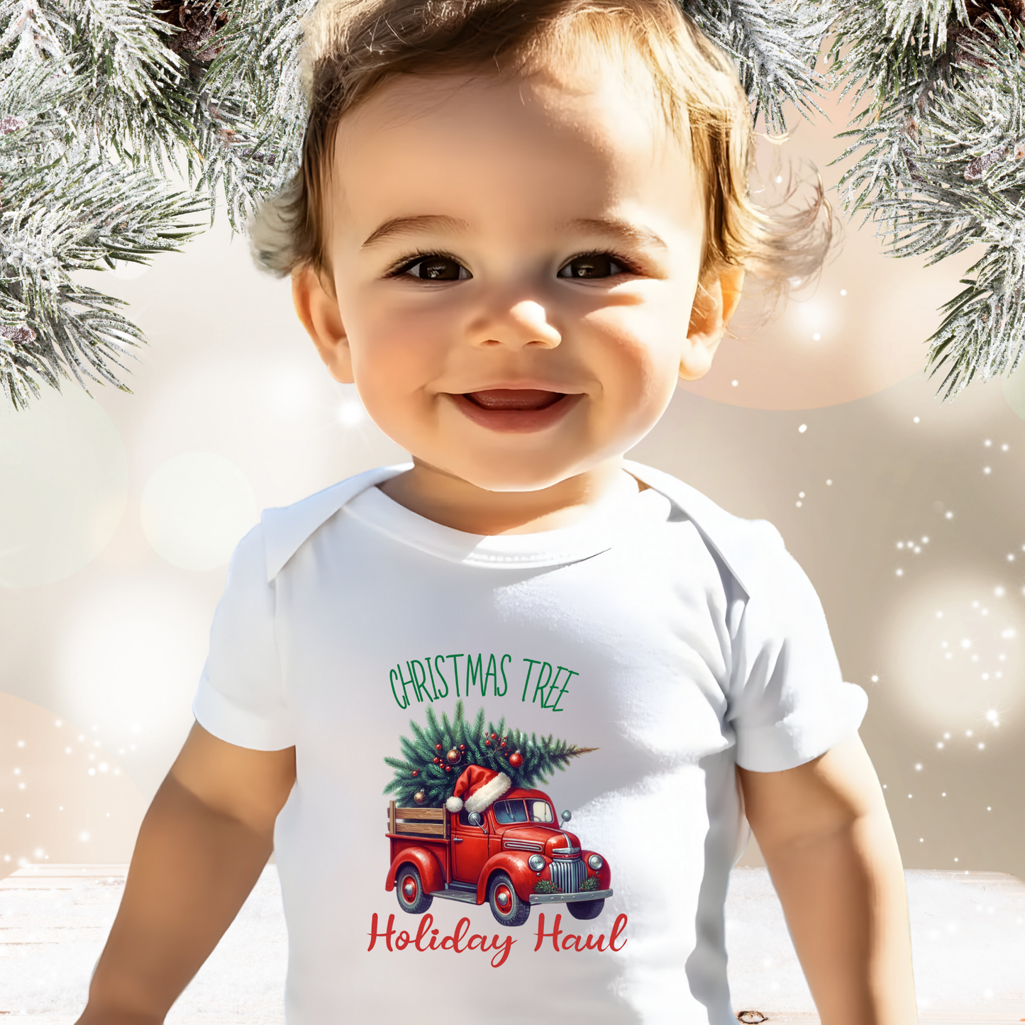 Holiday Haul Infant Short Sleeve Onesie