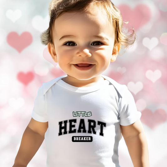 Little Heart Breaker Infant Short Sleeve Onesie