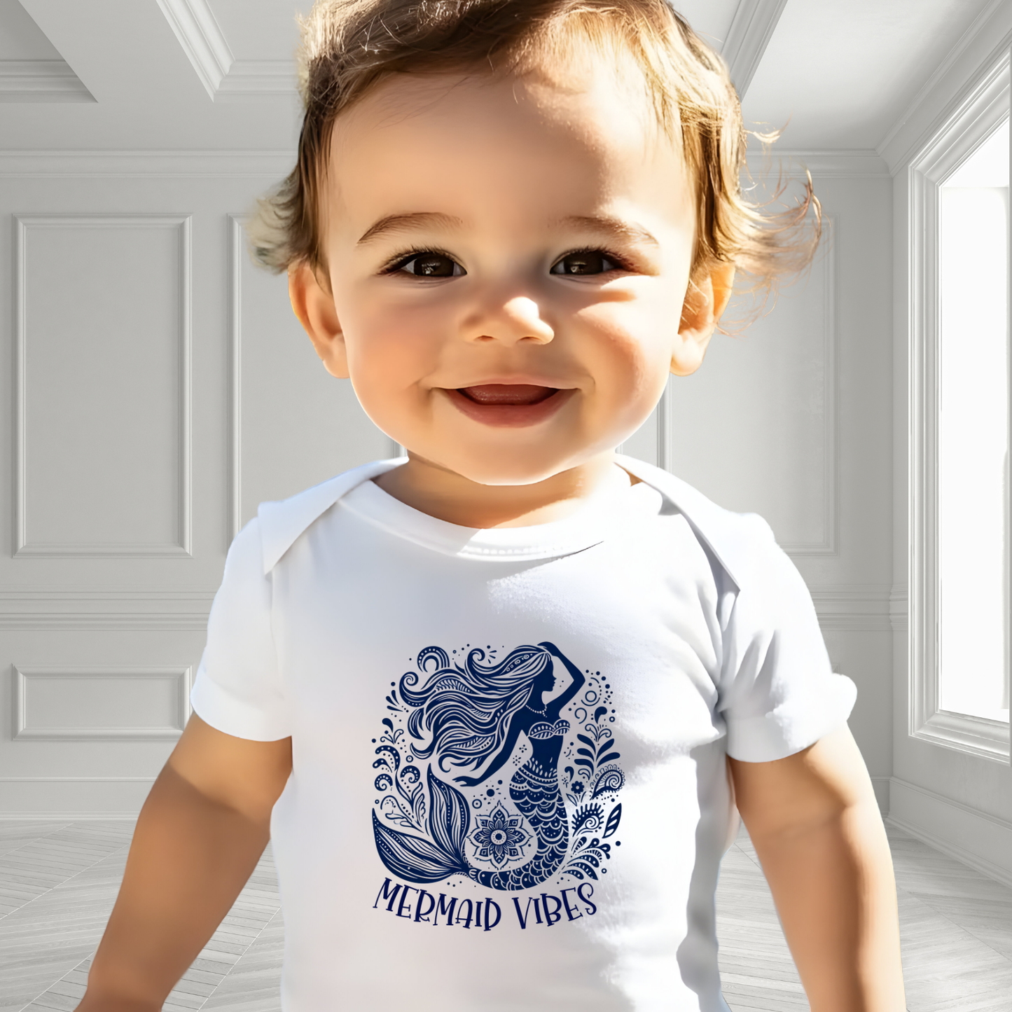 Mermaid Vibes Infant Short Sleeve Onesie