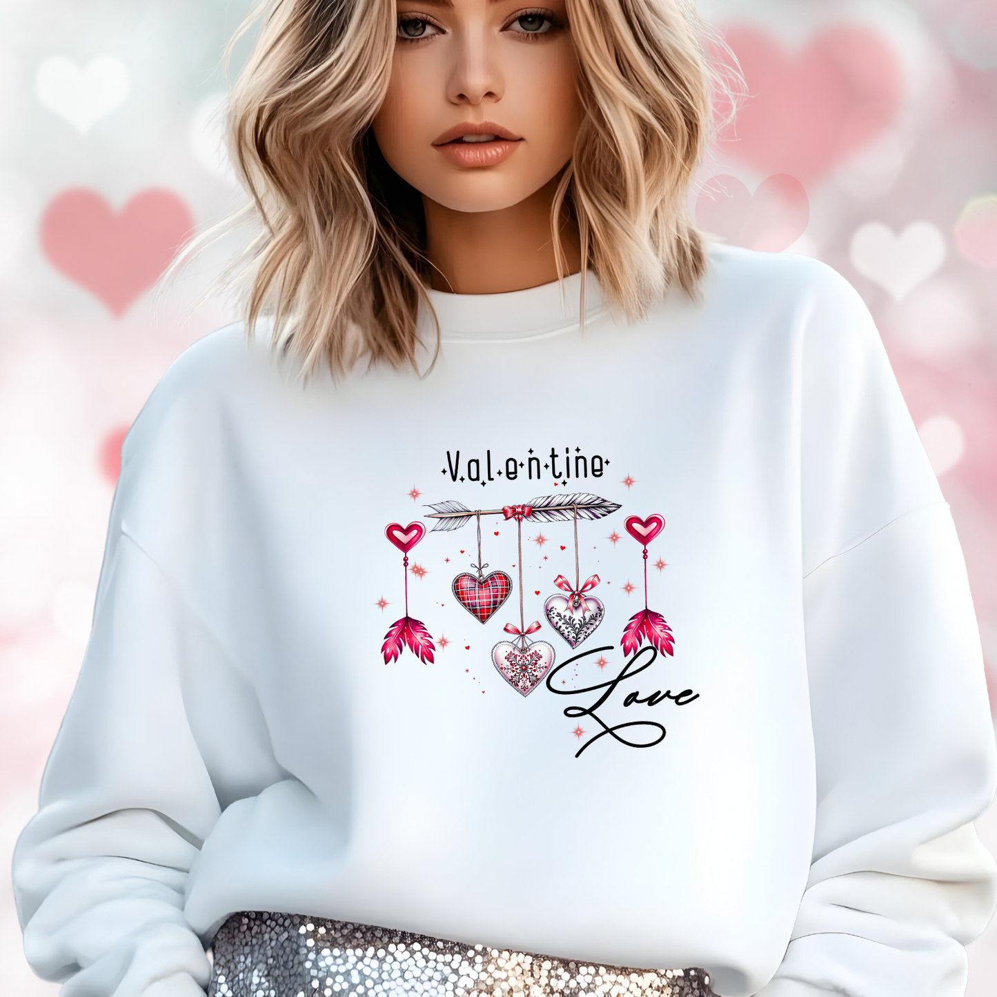 Valentine Love Crewneck Sweatshirt
