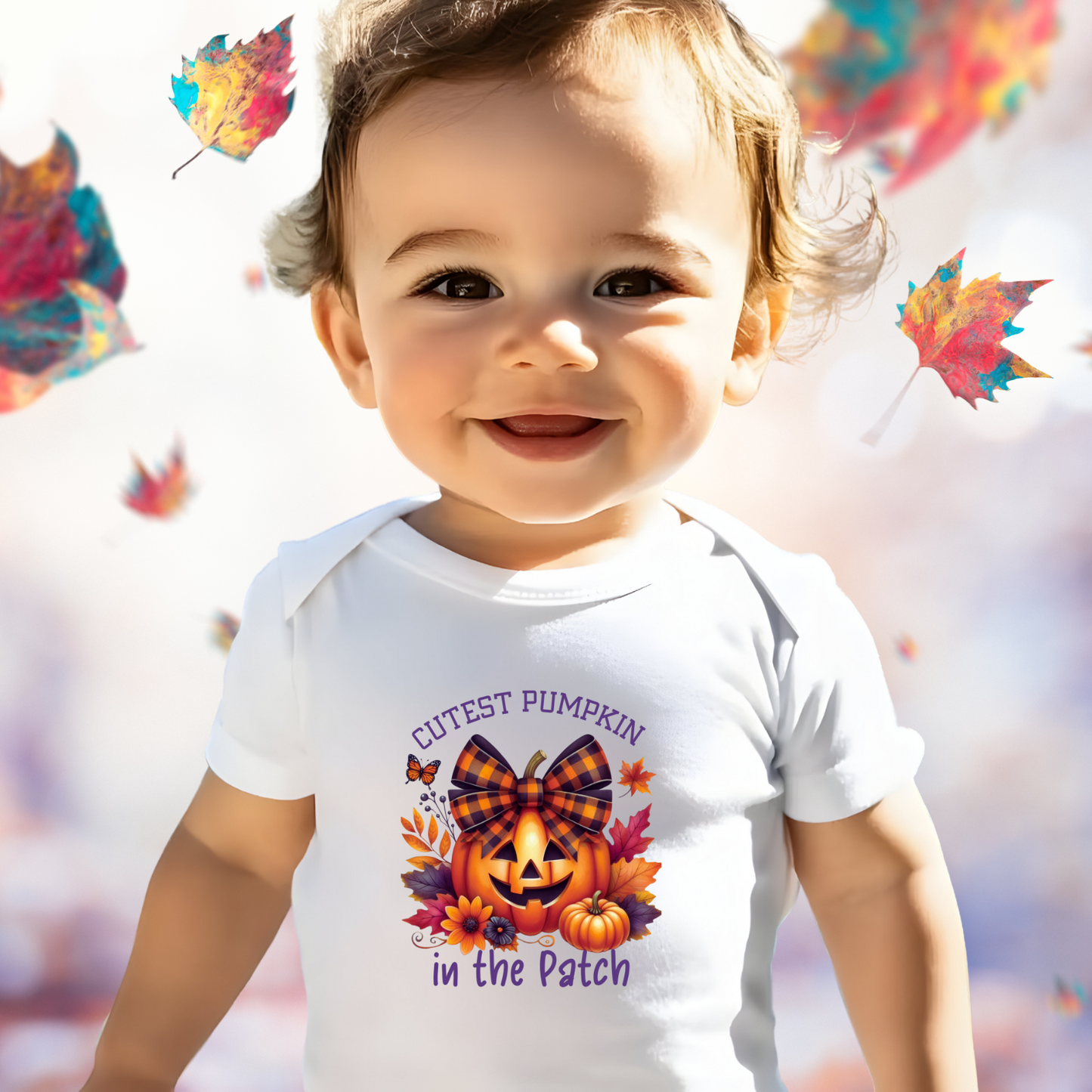 Cutest Pumpkin In The Patch Infant Short Sleeve Onesie