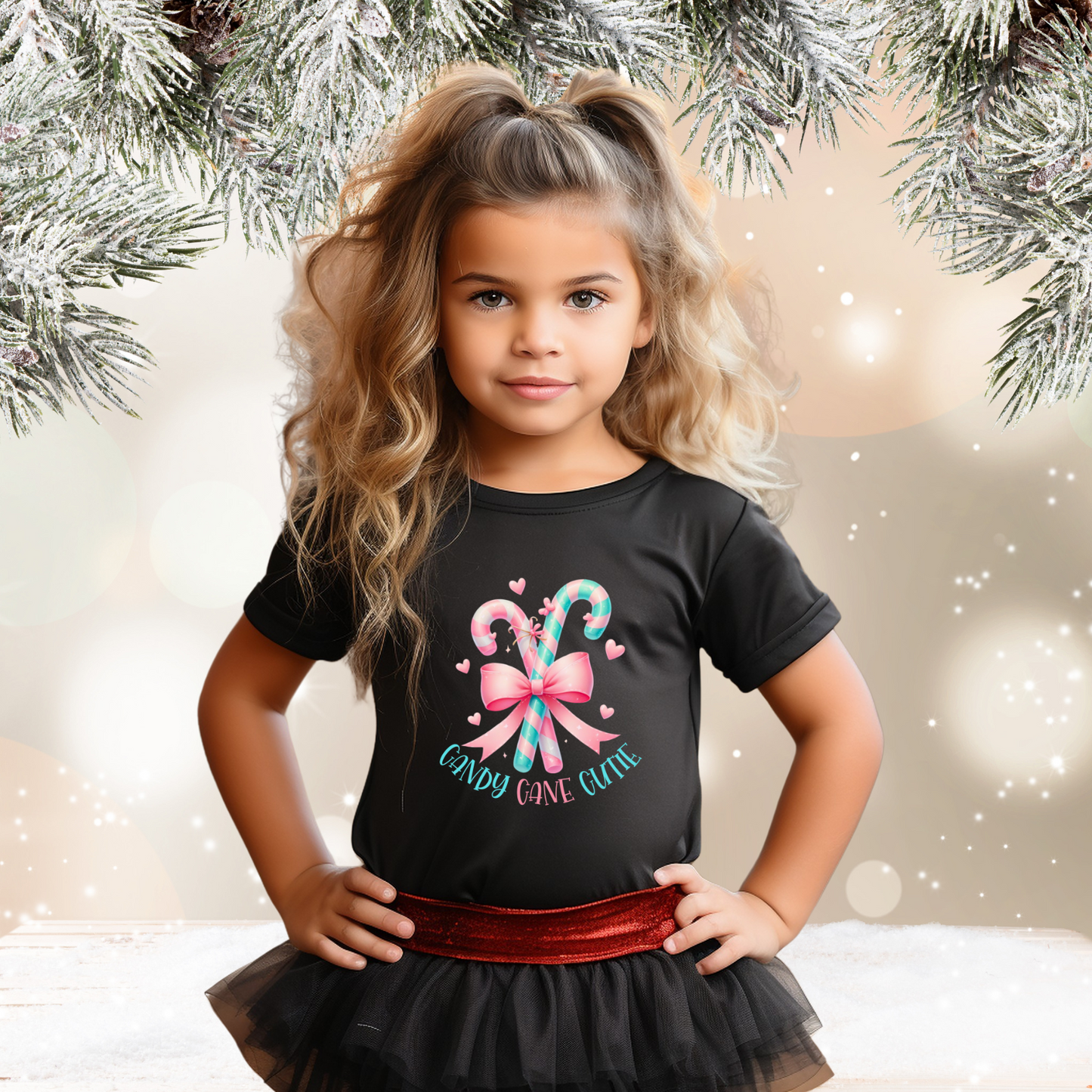 Candy Cane Cutie Kid’s T-Shirt