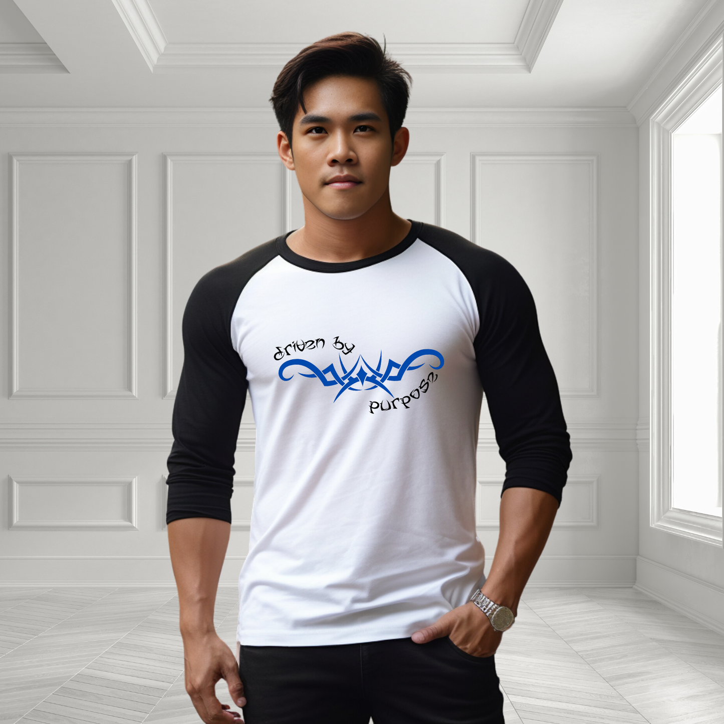 Driven By Purpose Baseball Tee