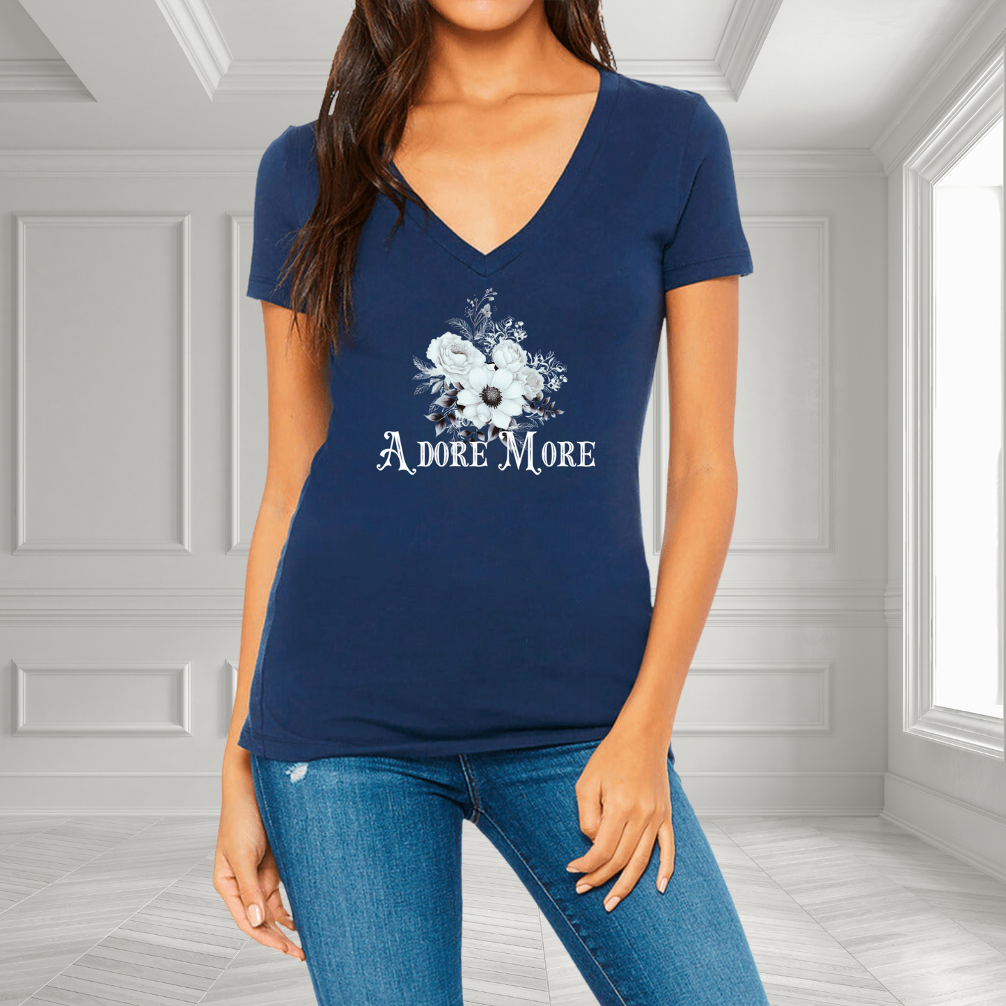 Adore More V-Neck T-Shirt